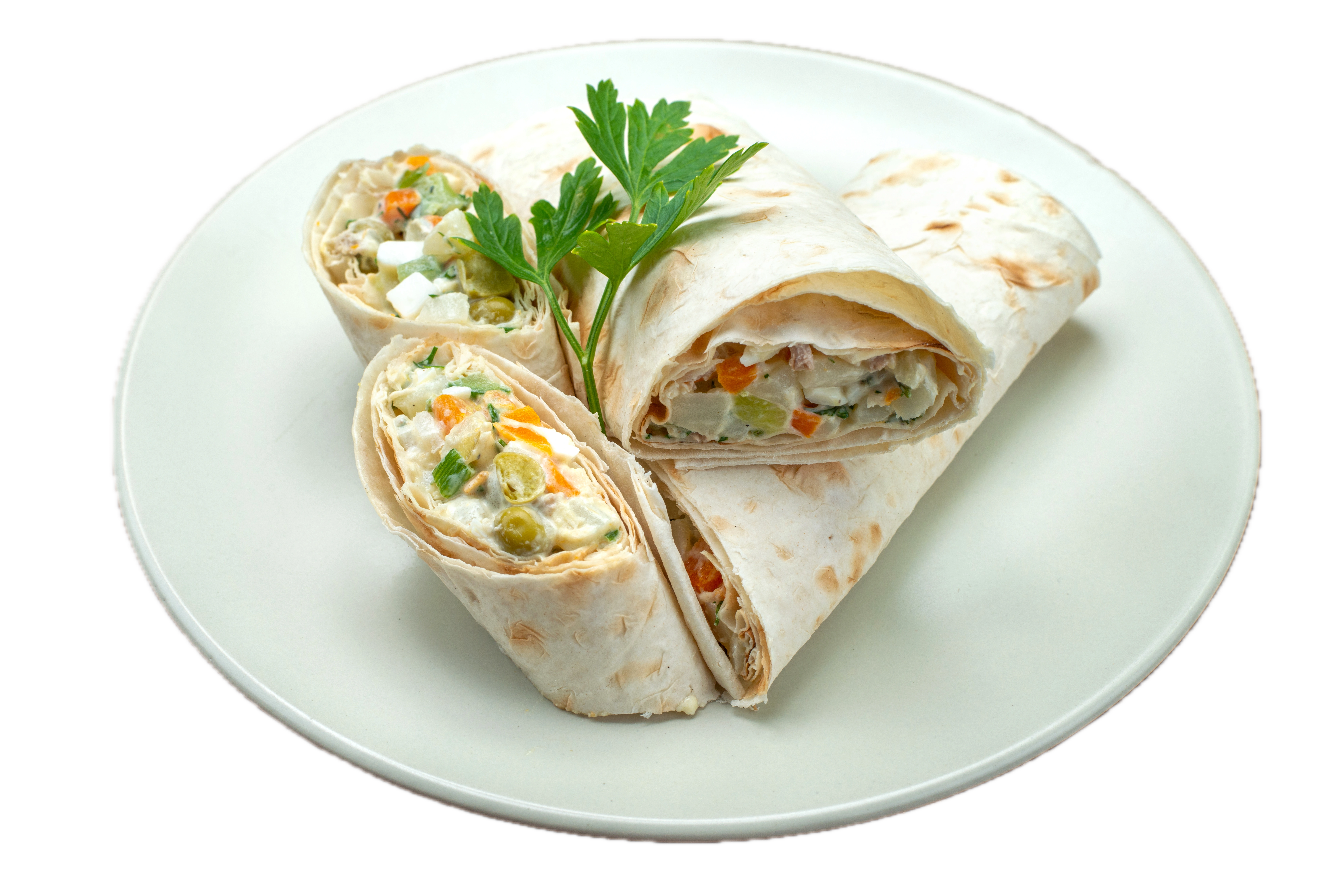 Vegetable Tikka Wrap